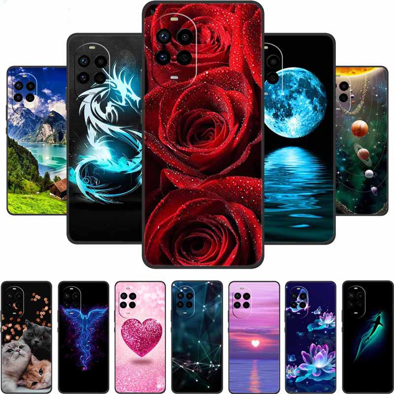 Чехол для телефона Huawei Nova 13 Pro Задняя крышка Чехол 13Pro Funda Черный Силикон ТПУ Мягкий Coque Для Huawei Nova13 Pro Чехол Корпус Сумка