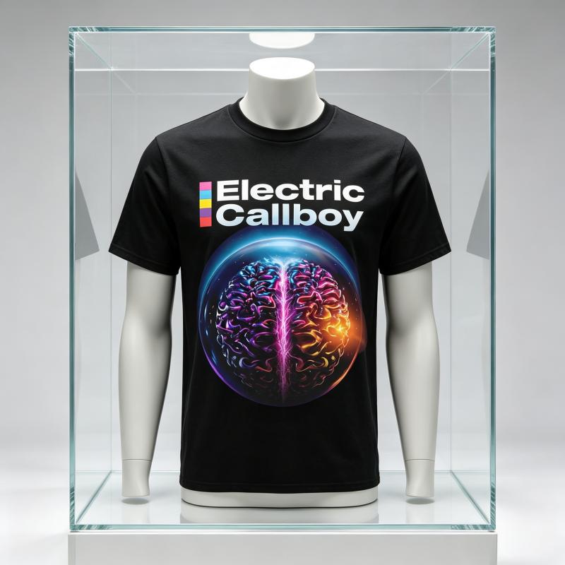Tanzneid Album Cover Shirt Electric Callboy Band Design Tshirt Unisex Streetwear Cotton Loose Unisex Unisex Tshirts Graphic Merch