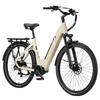 TTGO C7 SE Electric Bike, 36V 18AH Long Range Ebike with Bafang Mid Motor,Shimano 9-Speed