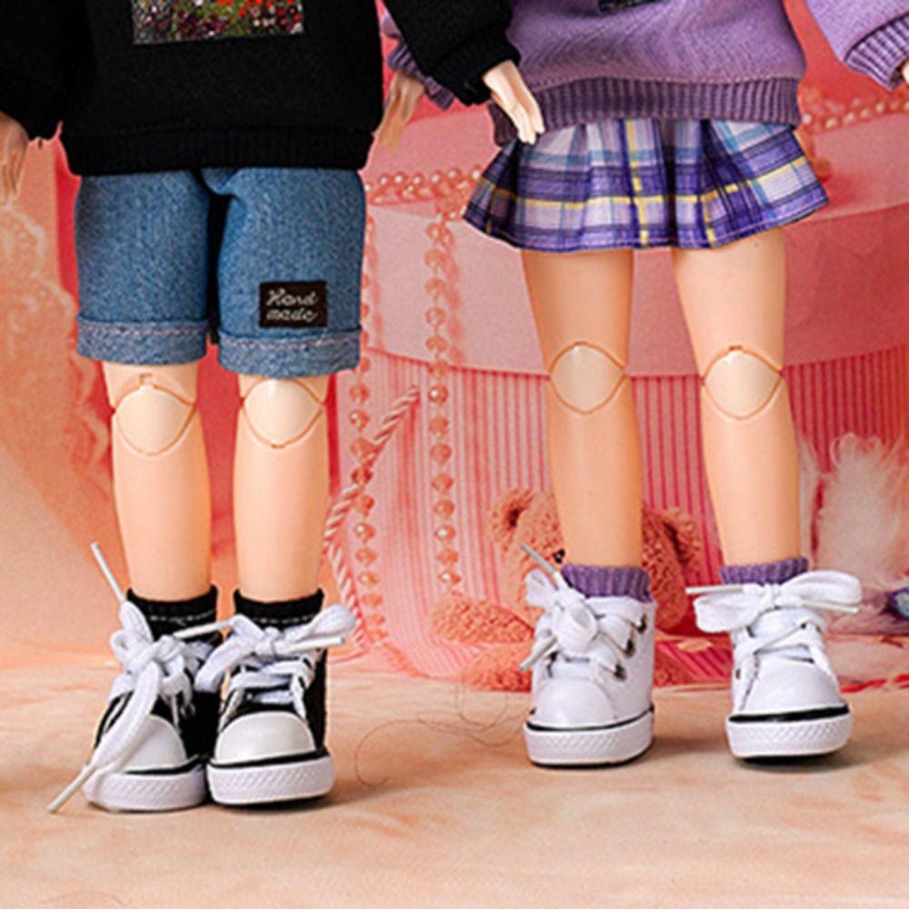 1 пара мини-кроссовок для кукол в масштабе 1/6, длина 5,5 см, 1/6 BJD DollsGirl, подарок