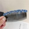 Invisible Hair Styling Accessory Korean Rhinestone Comb Hair Clip Broken Hair Artifact   Women