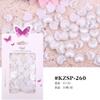 Bagged Three-Dimensional Butterfly Love Nail Art Jewelry Abs Resin Nail Art Pearl Nail Art Decoration Change