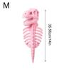 Dinosaur Cat Costume Soft Plush 3D Skeleton Funny Cosplay Outfit Halloween Dog Costume For Puppy Kitten Daily Birthday Party