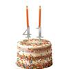 10 Pieces 0-9 Number Candle Holder Set Cakes Accessories Digital Style Candles Holder for Anniversary Wedding Party Celebration