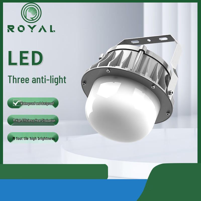 Rongya LED Tri-Proof Gas Station Ceiling Light 50W