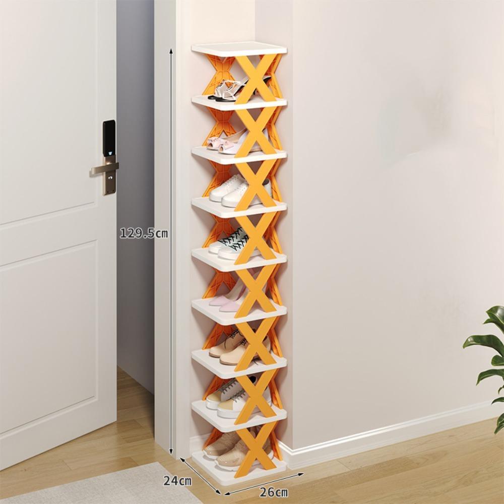 Plastic Folding Shoe Racks Detachable Multi Layer Simple Shoes Shelf Student Dormitory