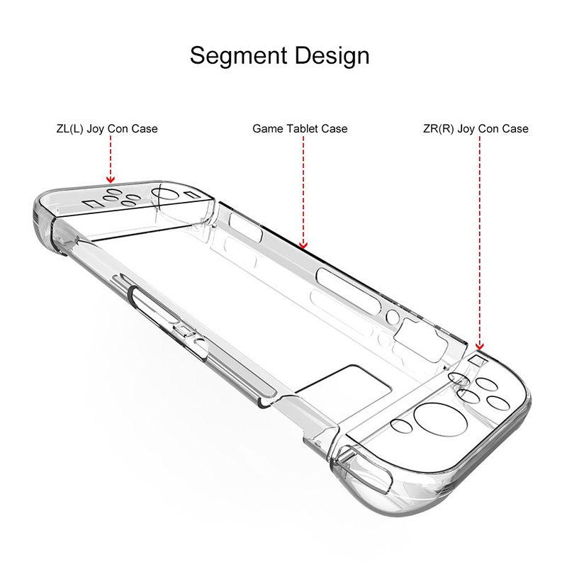 Прозрачный защитный жесткий чехол для переключателя Nintendo от пыли