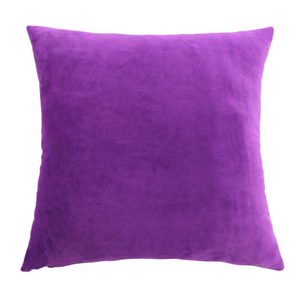 Short Plush Pillow Case Sofa Chair Throw Pillow Cover Home Decorative Cushion Cover