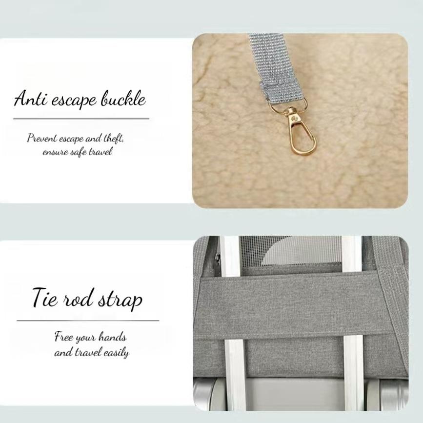 Переноска для кошек, собак, маленьких и средних кошек и щенков весом до 15 фунтов, одобренная авиакомпанией TSA, мягкая складная переноска для путешествий с щенками