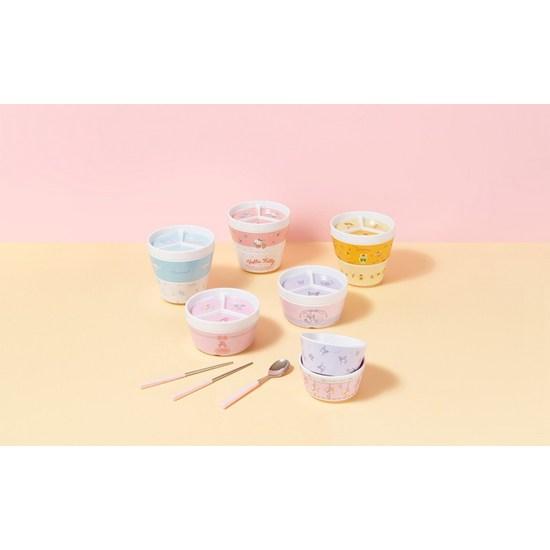 Dany's Sanrio Characters 3-Piece Dinnerware Set for 1 Person, a Popular Character In Korea