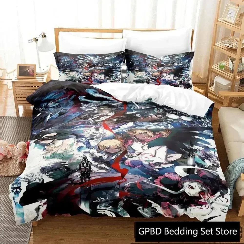 3D Print Anime OVERLORD Comfortable Duvet Quilt Cover Pillowcase Bedding Set Children Bedroom Decoration Home Textile