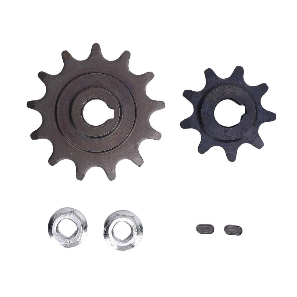 13 Tooth Chain Sprocket Set 420 Gear Motor Sprocket Kit for MY1016Z/MY1018