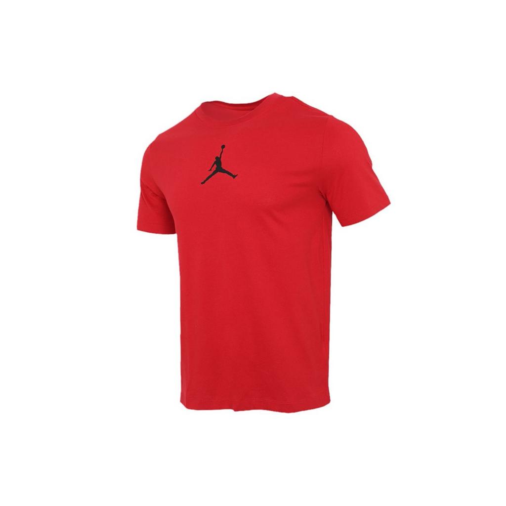 Air Jordan Jumpman Logo Quick-Dry Sports Round-Neck Short-Sleeve T-Shirt Men Tops Red CW5191-687