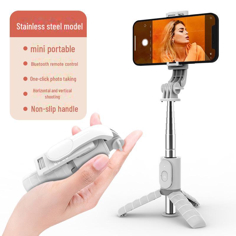 Беспроводная Bluetooth-палка для селфи и штатив – алюминиевый сплав, многофункциональная, для мобильной фотографии и прямых трансляций
