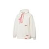 Logo Embroidered Drawstring Hoodie Women Hoodies Pure-White 536179-65