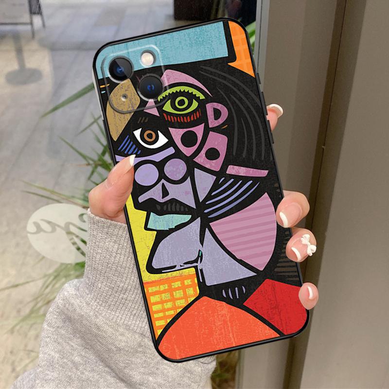 Чехол с абстрактной картиной Пикассо для iPhone 17 Pro Max 16 15 13 12 11 14 Pro Max Plus 13 12 Mini 16e 17 Air Задняя крышка