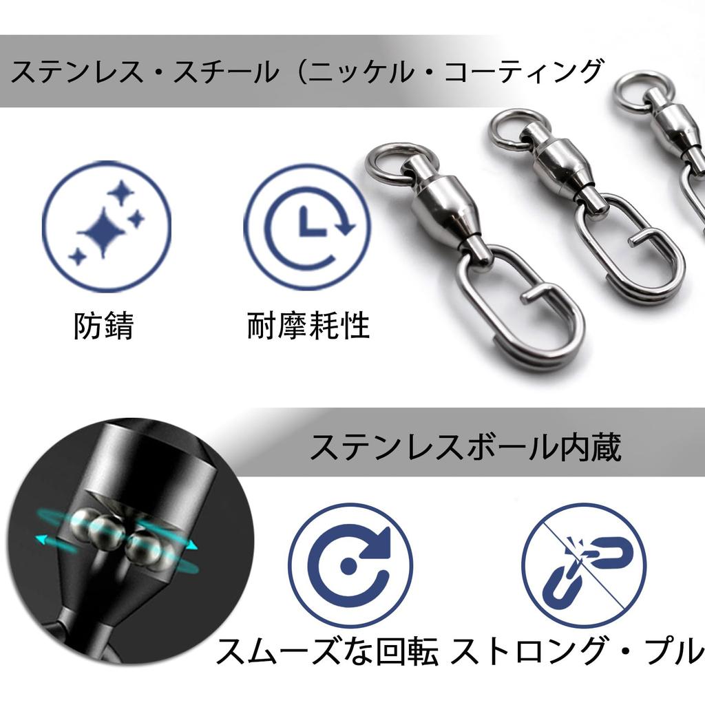 9KM DWLIFE Вертлюг с застежкой серебристый набор из 25 шт. шарикоподшипник нержавеющая сталь устойчивый к коррозии высокая прочность высокая скорость вращения быстрая смена рыболовные снасти