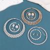 3Pcs Women'S Jewelry Set With  Multi-Layer Collars Necklace Earrings Bracelets Wedding Party Accessories