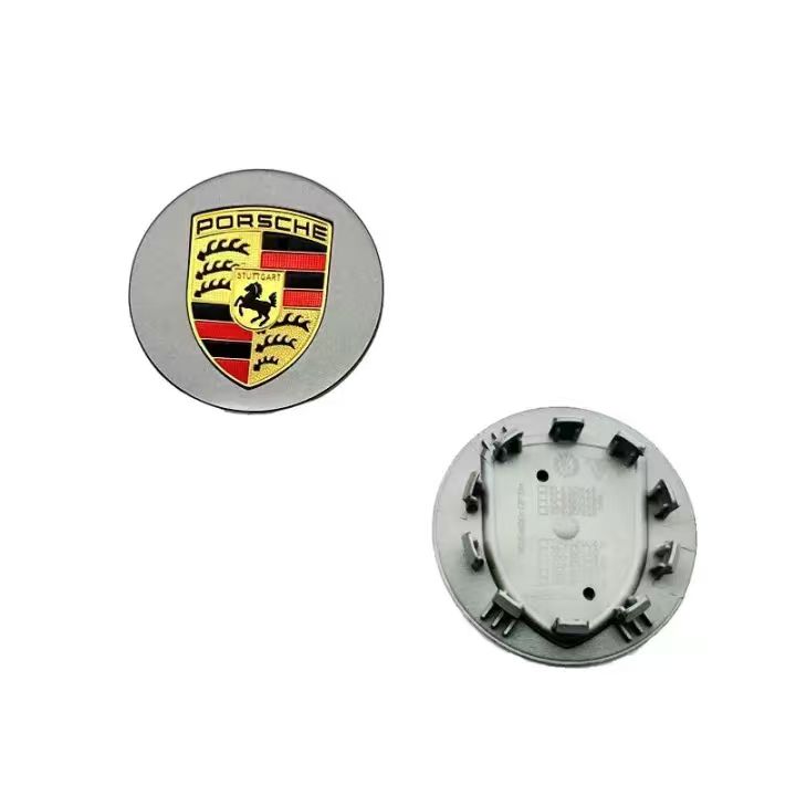 4 шт. 76 мм 65 мм Запасная центральная крышка ступицы колеса Porsche, аксессуары для модификации, подходит для Porsche Panamera Cayenne