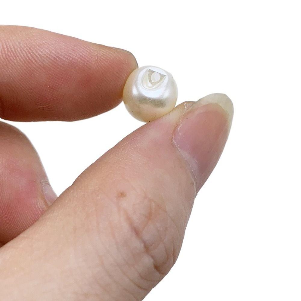 50pcs Round Pearl Button Multi Size Venetian Pearl Button Multipurpose Clothes Button  Scrapbooking