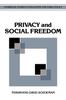 Книга Privacy and Social Freedom