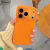 Роскошный матовый чехол из жидкого силикона однотонный для iPhone 17 16 15 Pro Max 13 14 17Pro Ультратонкий Мягкий Ударопрочный Чехол