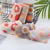 30x30cm Kitchen Cleaning Cloths Soft Absorbent Dishcloth Coral Fleece Sunflower Wiping Towel Rags Household Cleaning Cloth