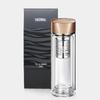 Thermos Бутылка-заварник для чая из двухслойного стекла 400 мл
