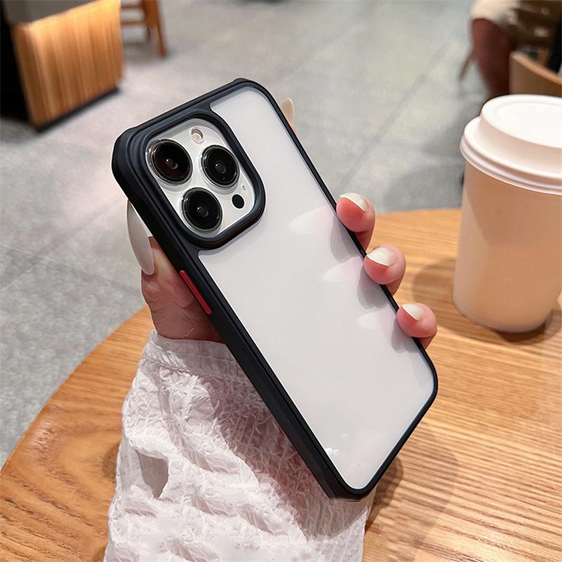 Противоударный прозрачный чехол фиолетового цвета для Iphone 14 12 11 13 Pro Max Xs Xr X 14 Pro Max, силиконовый бампер, акриловая задняя крышка
