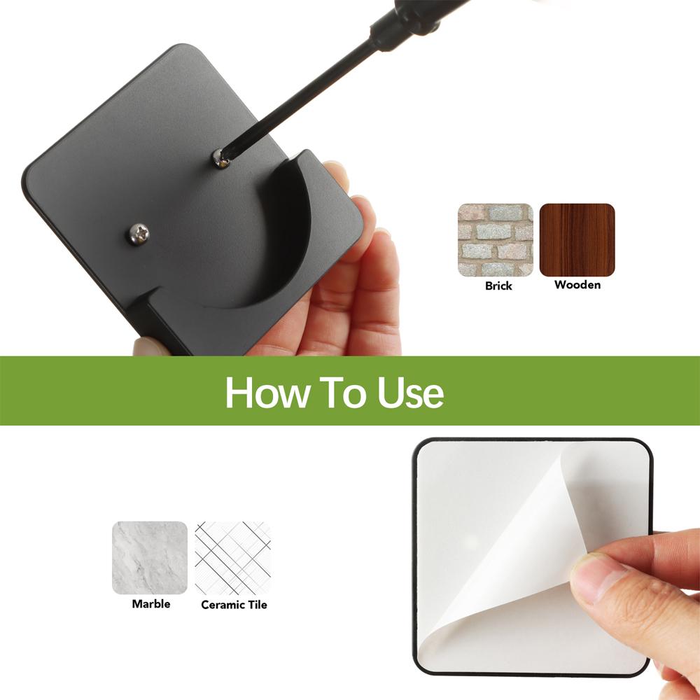 2 шт. Регулируемый Легко снимаемый Изогнутый Держатель для штор без сверления Натяжной Держатель Наклейка на стену