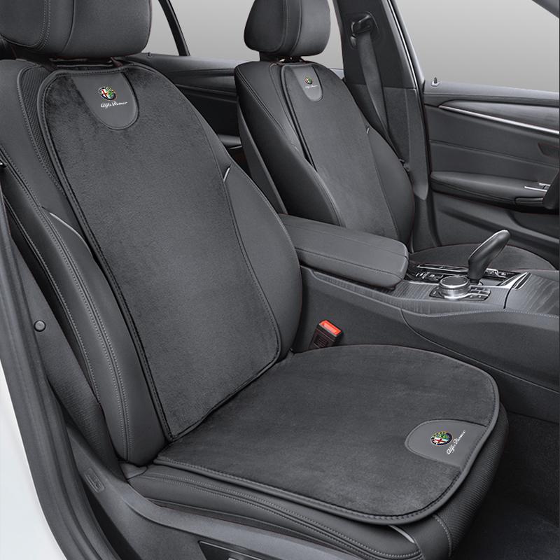 Car Seat Cover Backrest Pad Cushion Plush Interior Accessories For Alfa Romeo Giulietta GT 159 147 156 Mito Brera Giulia F1 Stel