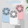 Handheld Fan with Phone Holder Low Noise Three Speeds Adjustable Cute Cooler Cooling Rechargeable Mini USB Fan Portable Cooling Fan Creative Gift