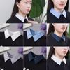M-2XL White Fake Collar for Women Shirt Sweater Detachable Collar False Collar Lapel Blouse Tops Faux Col Neckwear Nep Kraagje