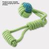 Dog Molars Teeth To Relieve Boredom Rope Knot Toy Dog Bite Rope Set Golden Retriever Teddy Pomeranian Puppies Large and Small Dog Toy Ball