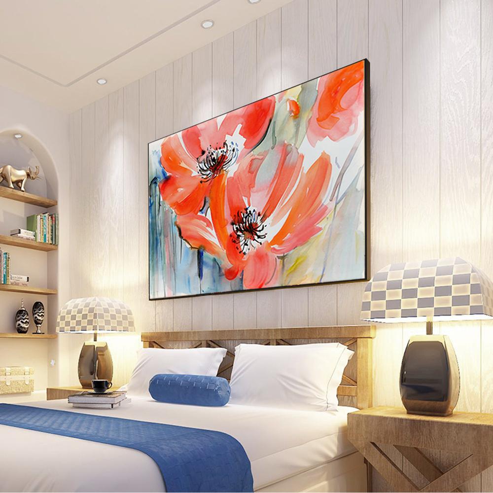 Modern Wall Art Flower Painting Living Room Abstract Water Splash Canvas Painting Wall Decoration Background Wall Decoration