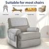 3 шт. Чехол на подлокотник дивана с боковыми карманами для хранения Мягкий Нескользящий Четыре сезона Защита подлокотника дивана Кресло-реклайнер