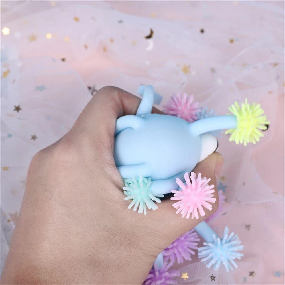 Glowing Anti Stress Decompression Hedgehog Glow Flash Ball Ball Kids Toy Squeeze Balls Fidget Toys