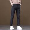 Весенне-осенние полосатые тонкие повседневные брюки Мужские брюки Слим