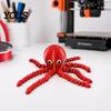 Подвижная игрушка морское животное, 3D-печатный осьминог, фигурка с подвижными суставами, пластиковая игрушка-антистресс для детей и взрослых, сенсорная