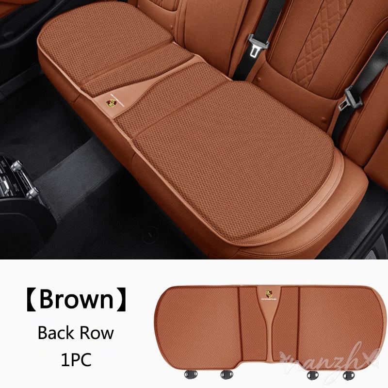 lczcr3 For Porsche Cayenne Panamera Macan 911 718 Taycan Boxster Cayman Car Seat Cushion 3D Air Mesh Non-Slip Seat Protector Sticker