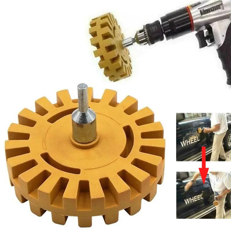 Pneumatic Rubber Removal Disc Car Body Sticker Remover Protecting Car Paint Surfaces Adhesive Cleaner Tool