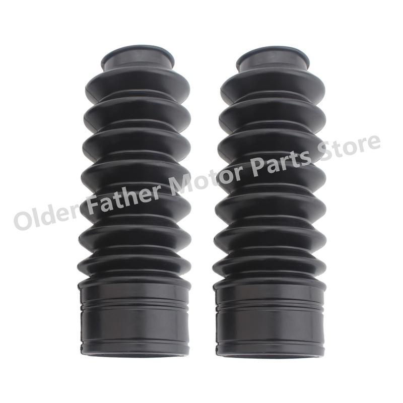 Motorcycle Accessory Rubber Front Fork Cover Gaiters Gators Boot Shock Protector Dust Guard For Triumph Climber T100 T120 T900