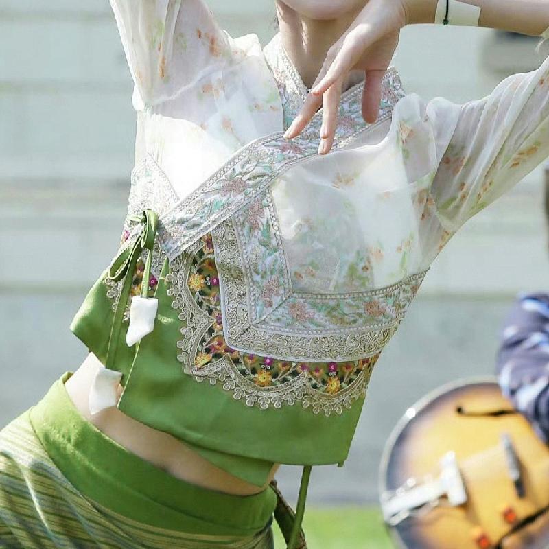 4.5смx10 ярдов Материалы для DIY Богемный стиль Швейные принадлежности Многофункциональный Цветочная вышивка Декор для штор Несколько цветов