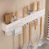 Wall-Mounted Kitchen Knife & Utensil Storage Rack