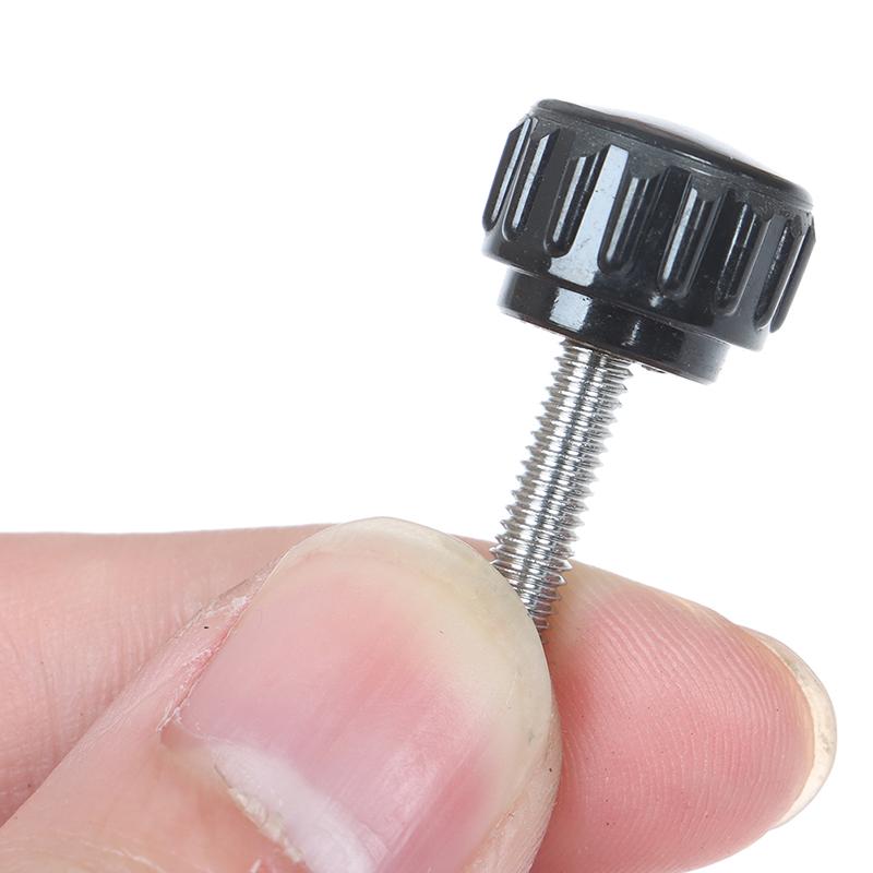 M4 M5 Нейлоновый винт с накатанной головкой и круглой пластиковой головкой, ручка с накатанной головкой, бакелит