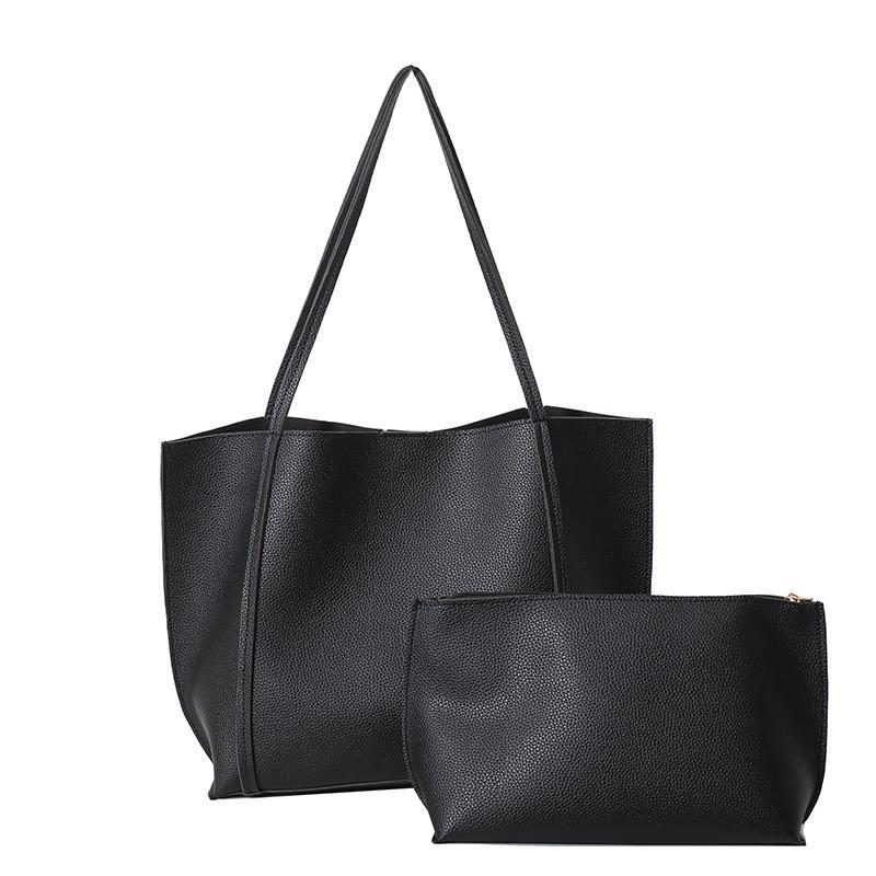 Стильный городской минималистичный набор из двух больших сумок-тоут для повседневного использования