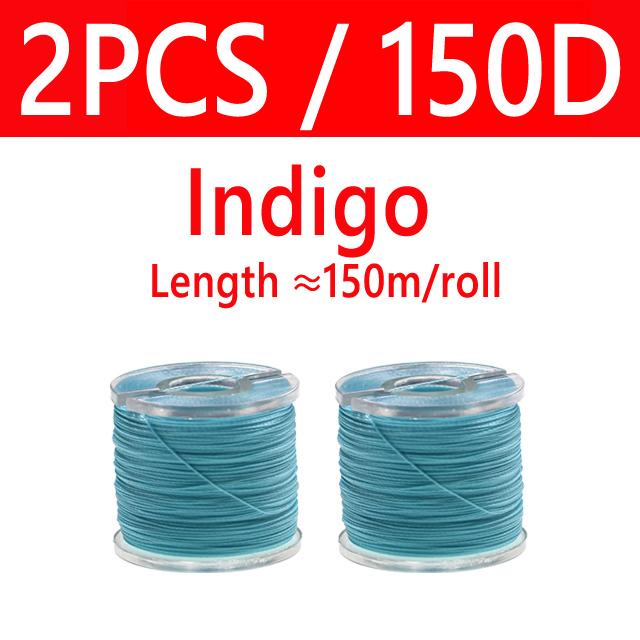 120D 150D 150 м сверхмощный медленный крючок для отсадки, нить для связывания, УФ-светящаяся леска для рыболовной приманки для морской воды, привязка к крючку