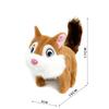 Plush Toy Plush Electric Music Toy With Sounds Animated Squirrel Walking Toy  Christmas Toys Gift