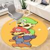 1pc Mario Office Round Area Rug, Under Office Chairs Bedroom Living Room Home Decor  a1022230