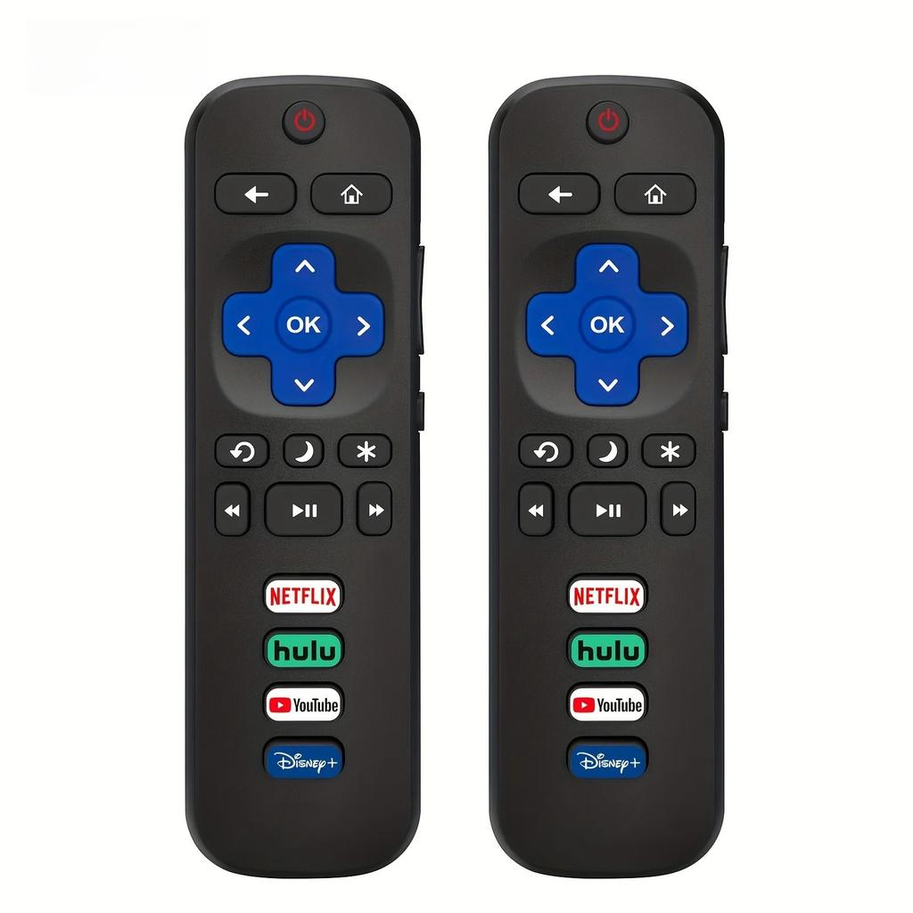 Replacement IR Remote Control for Smart TV with Netflix Hulu YouTube Shortcut Keys No Setup Required Not for Roku Stick/Box